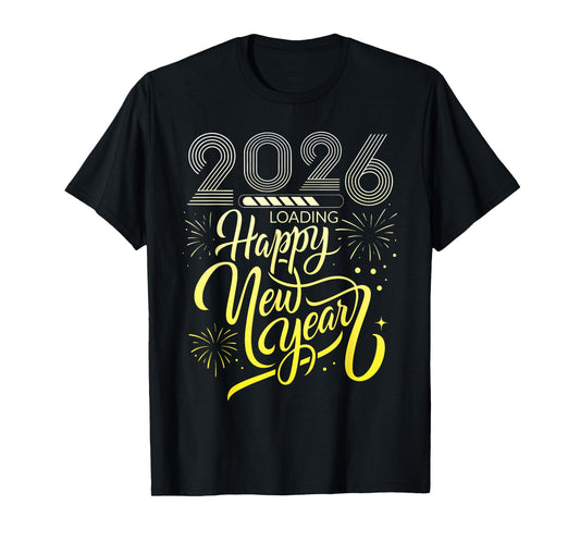 Happy New Year Party 2026 Family Matching Men Women T-Shirt