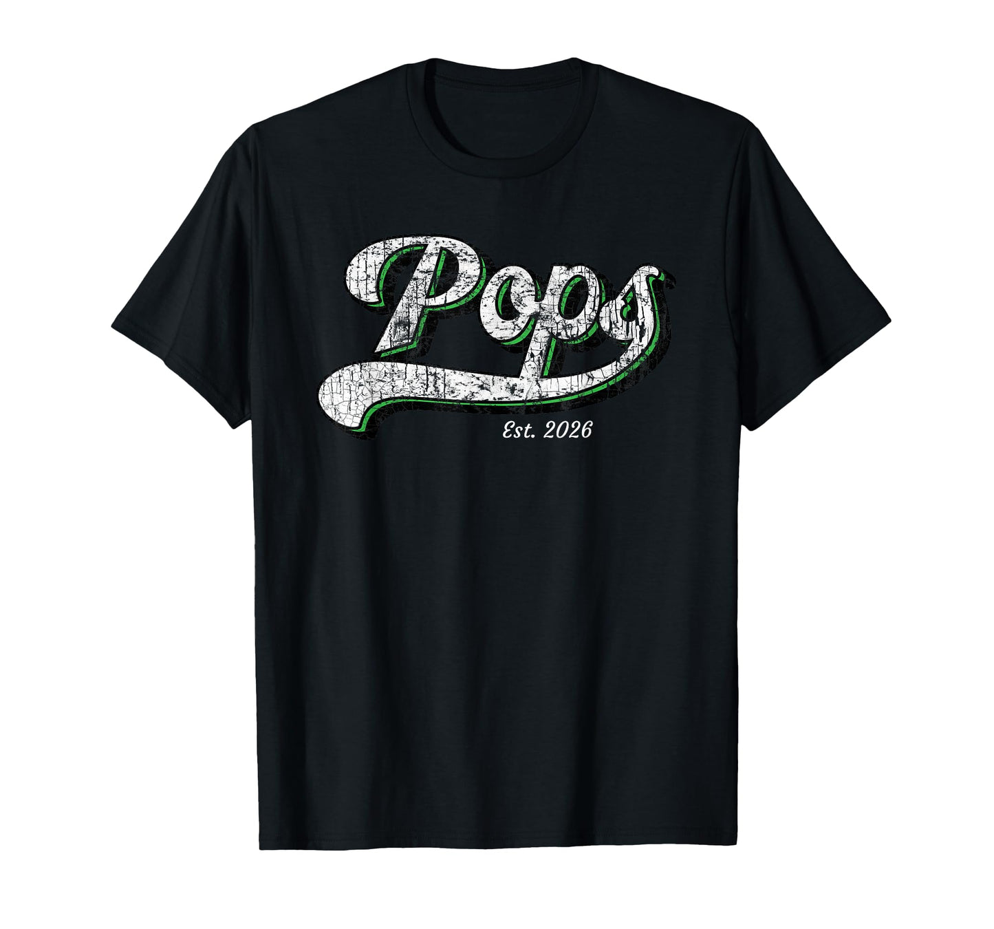 Pops New Grandpa Est 2026 T-Shirt
