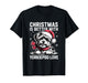 Cute Xmas Puppy Dog Christmas is Better with Yorkiepoo Love T-Shirt