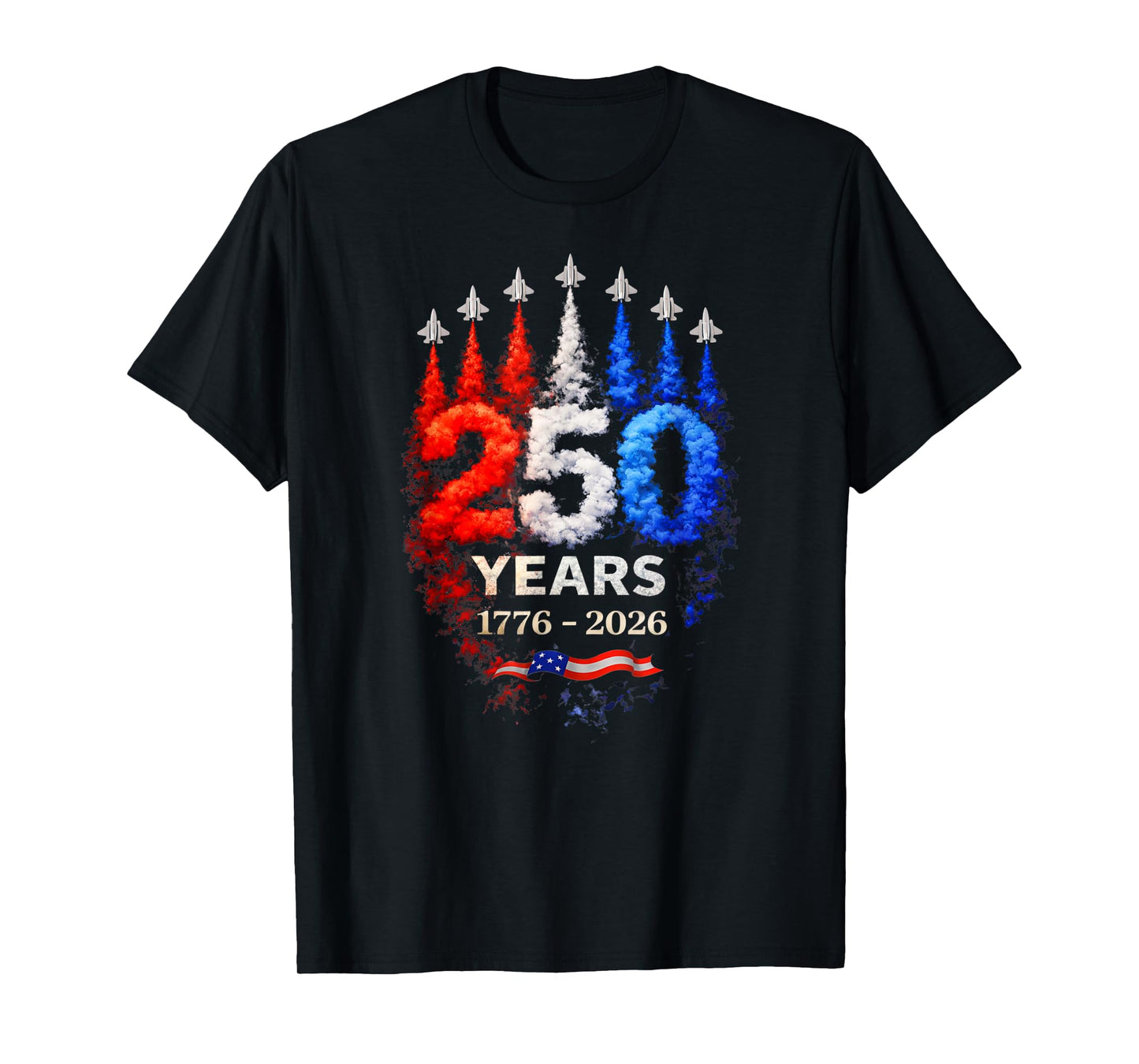 250 Anniversary USA Shirt Patriotic July 4th American Flag T-Shirt