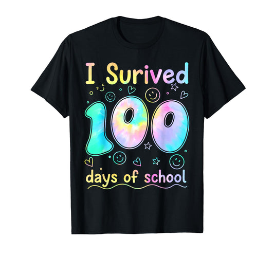 I Survived 100 Days of School Students Teachers 100th Day T-Shirt