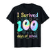 I Survived 100 Days of School Students Teachers 100th Day T-Shirt