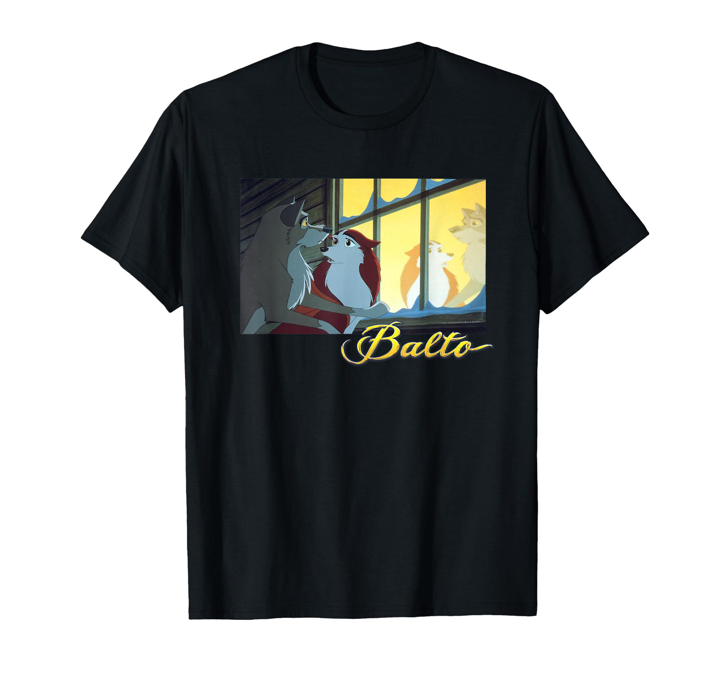 Balto and Jenna Window Scene Watching Over Rosy T-Shirt