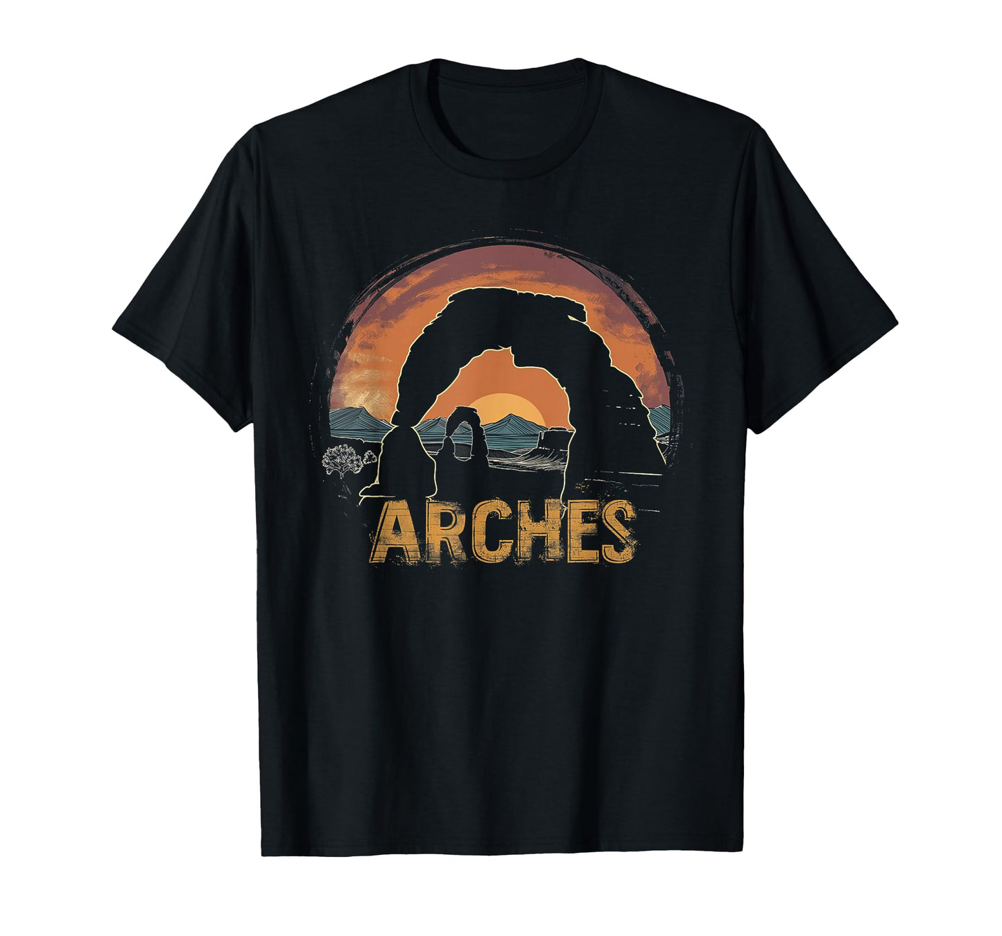 Arches - US National Park Vintage Men Women T-Shirt