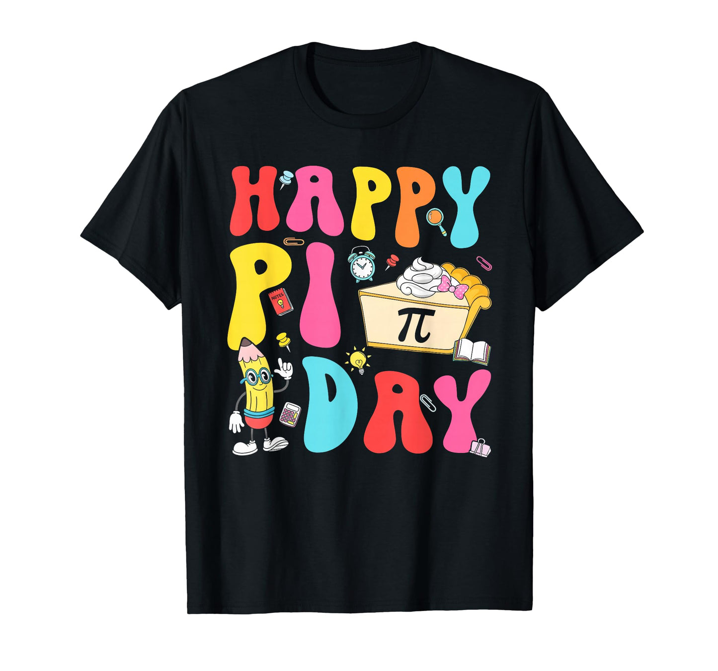 3.14 Happy Pi Day Pie Day Symbol Math Lover Teacher Kids T-Shirt