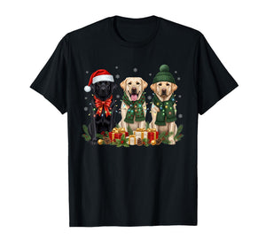 Labrador Retriever Christmas Dog Matching Family Pajama Xmas T-Shirt