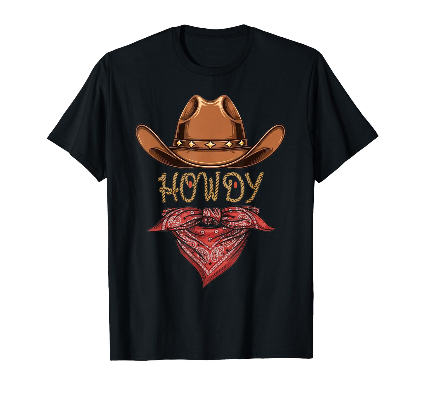 Western Cowboy Birthday Party Howdy Cowboy for Women Man T-Shirt
