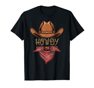 Western Cowboy Birthday Party Howdy Cowboy for Women Man T-Shirt