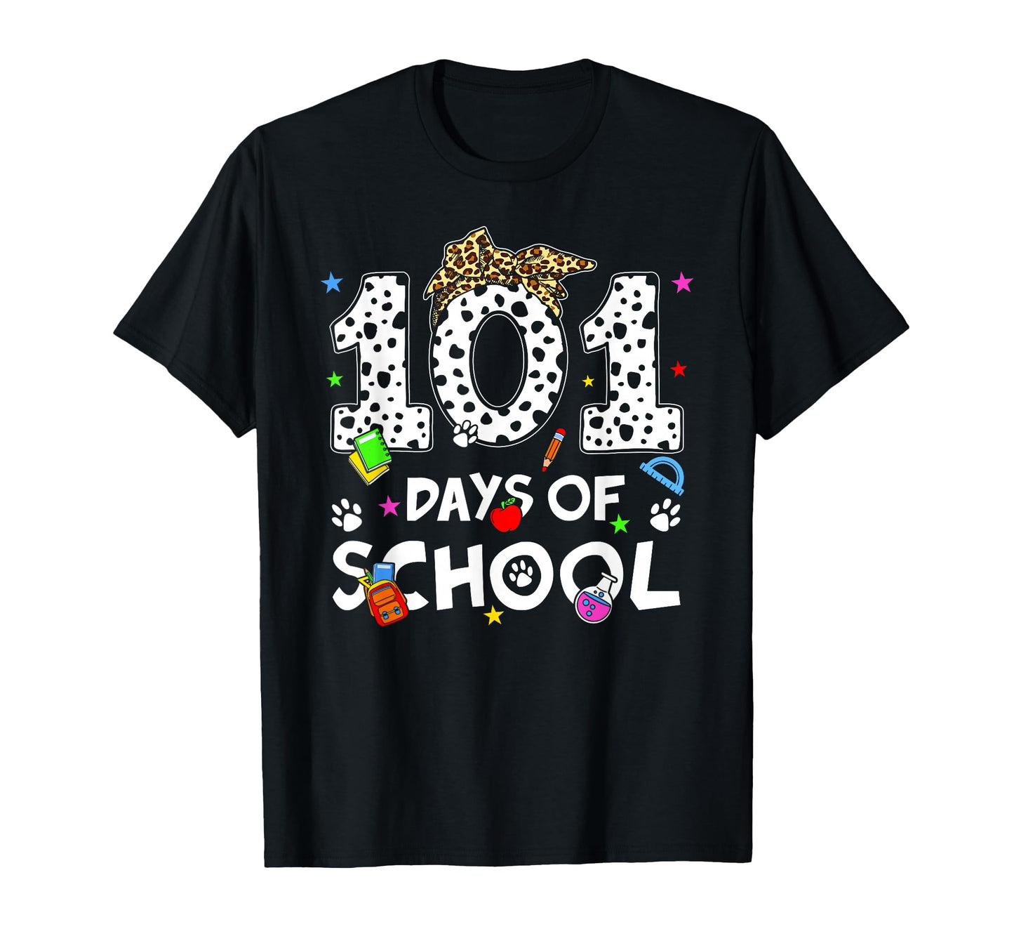 Happy 101 Days School Cute Dog 100 Days Smarter Student Kids T-Shirt