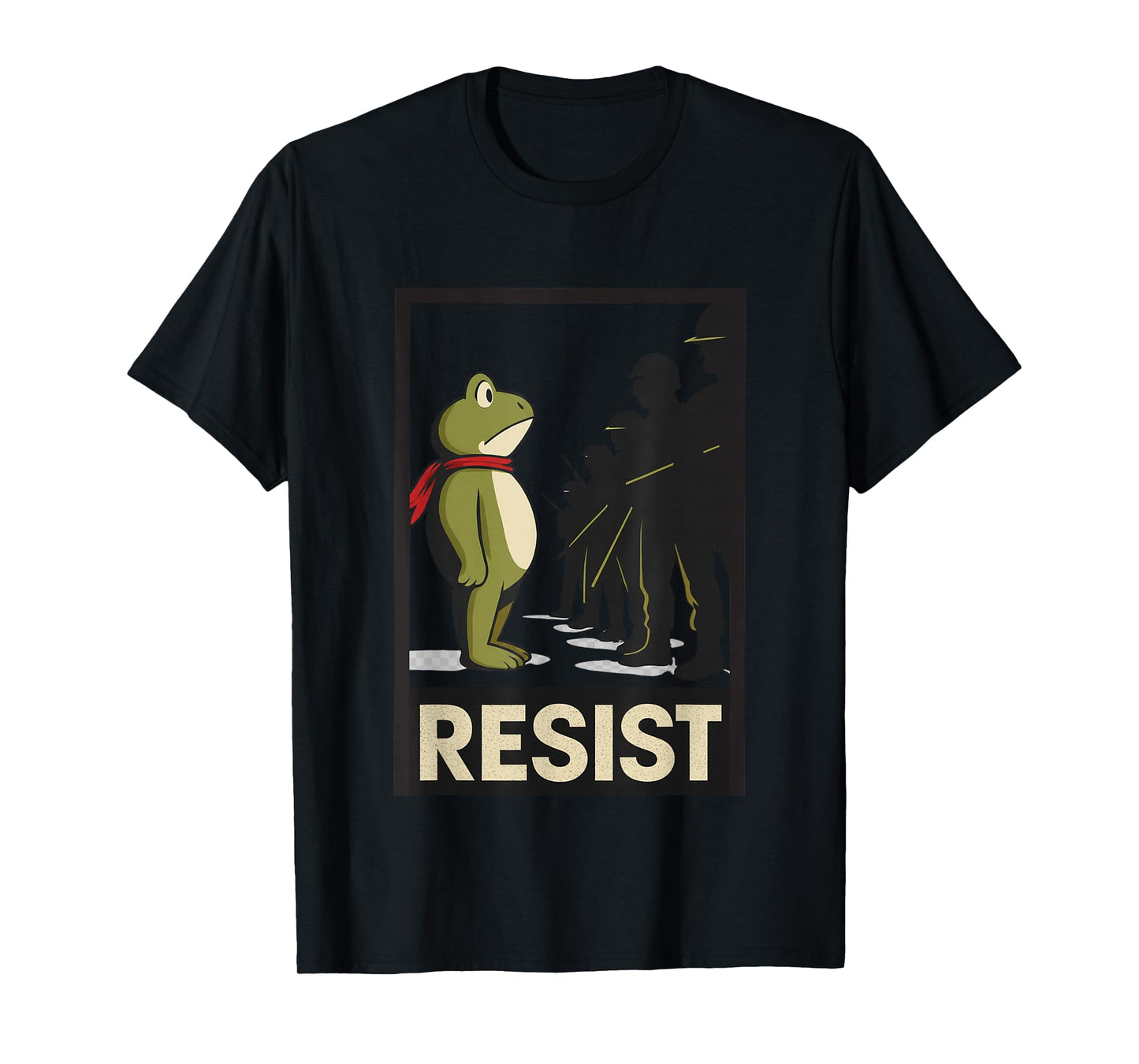 Funny Vintage Portland Frog Protest for Men and Women T-Shirt