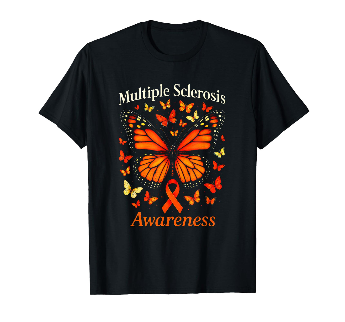 Multiple Sclerosis Awareness - Butterfly Support T-Shirt