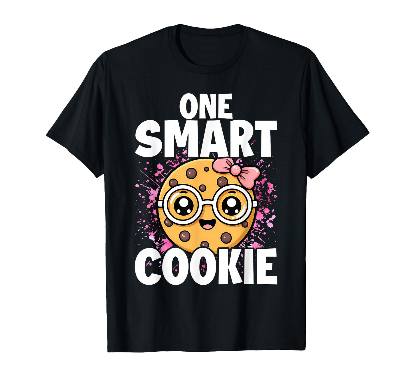 One Smart Funny Chocolate Chip Cookie T-Shirt