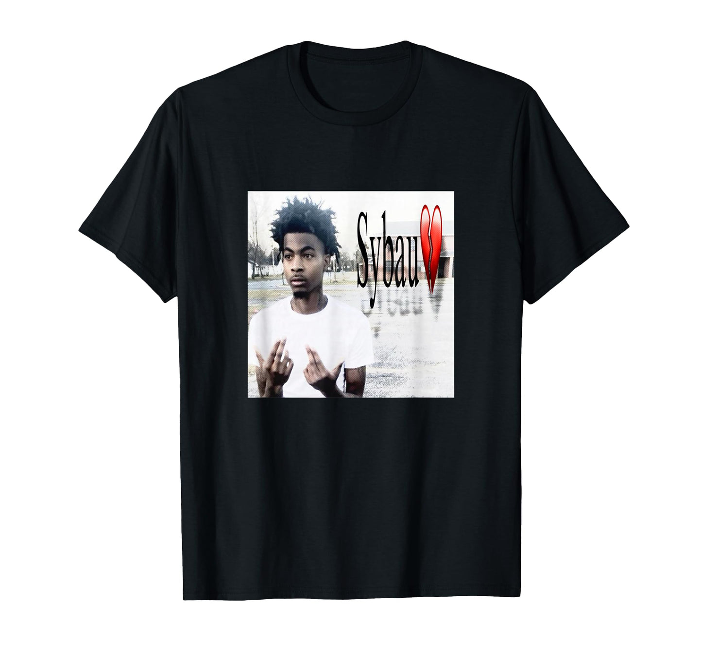 sybau Lazer dim 700 Streetwear Funny Gift Novelty Big Text T-Shirt