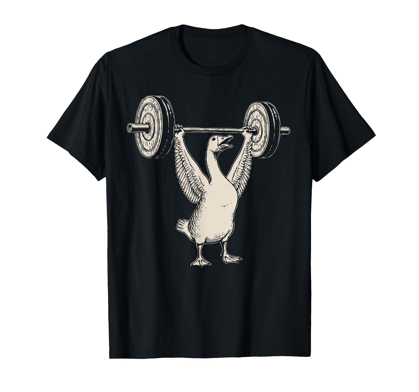 Funny Goose Muscle Mommy Gym Pump Cover Weights Fitness T-Shirt