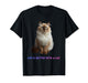 Life is Better with a Cat – Cute Fluffy Blue Eyed Feline T-Shirt
