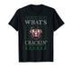 Christmas Nutcracker Whats Crackin Funny Xmas Men Women Kids T-Shirt