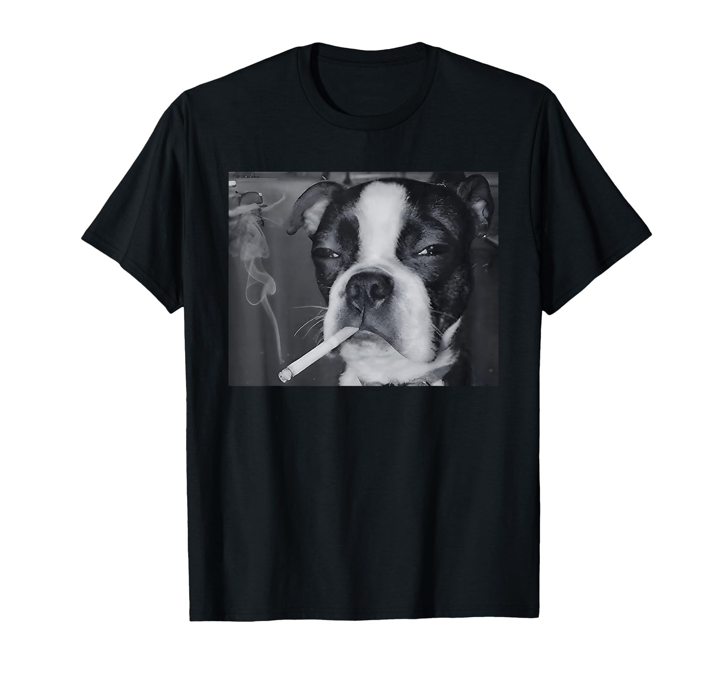 Funny Smoking Dog Meme Cigarette Gen Z Meme Dog Lover T-Shirt
