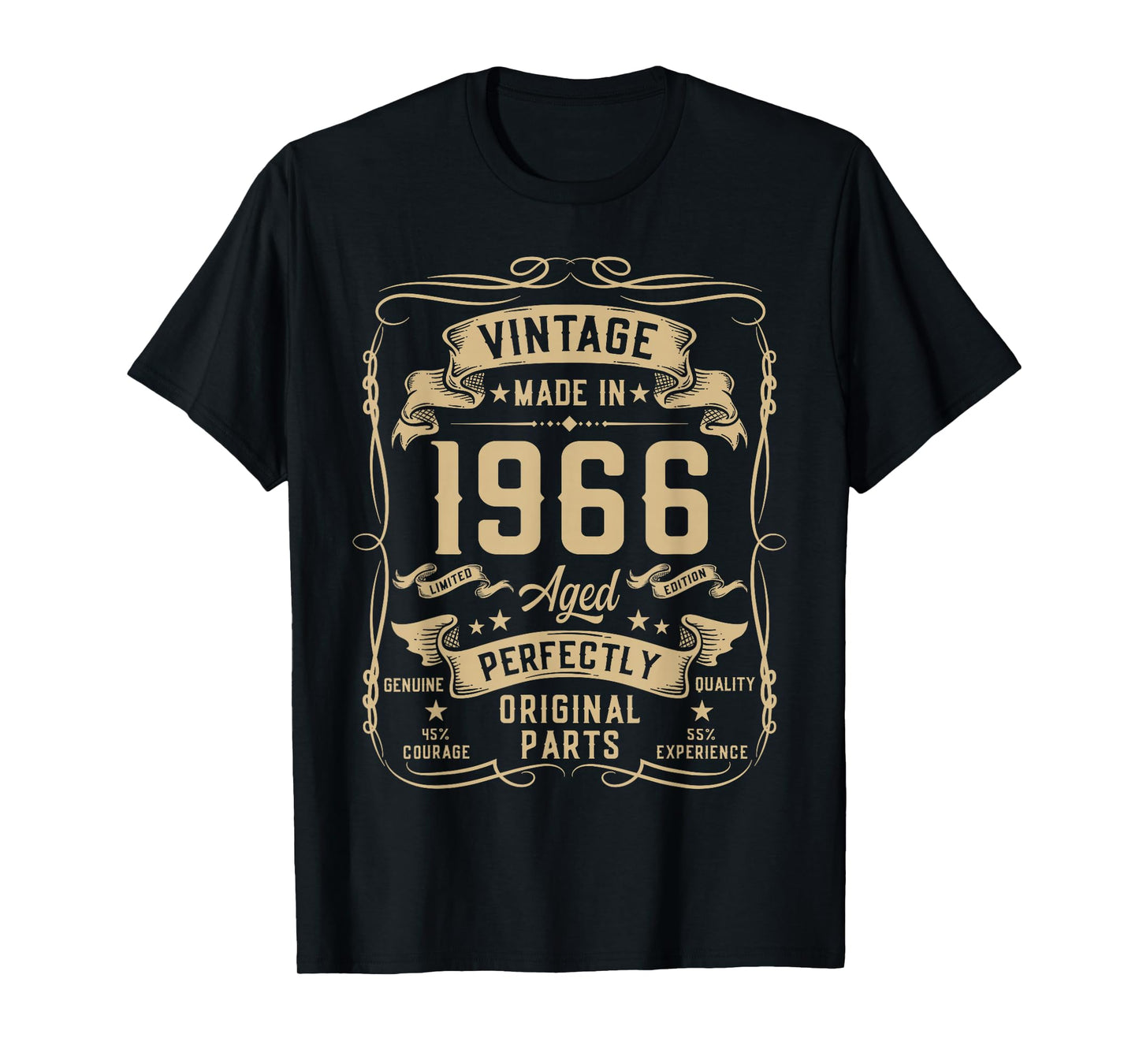 Vintage 1966 60yr 60th Birthday Gifts for Men 60 Years Old T-Shirt