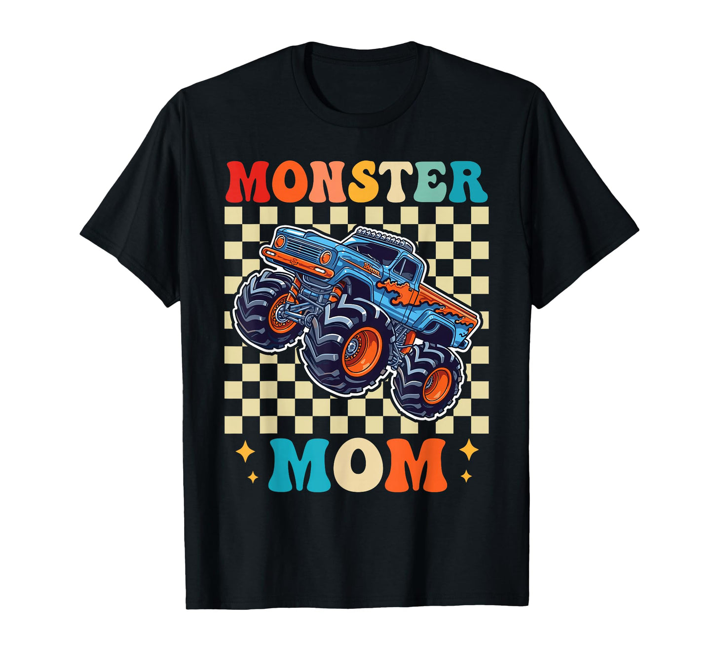 Monster Truck Mom Family Matching Monster Trucks Birthday T-Shirt