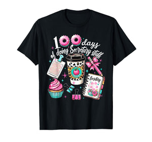 100 Days of Doing Secretary Stuff 100th Days of School T-Shirt