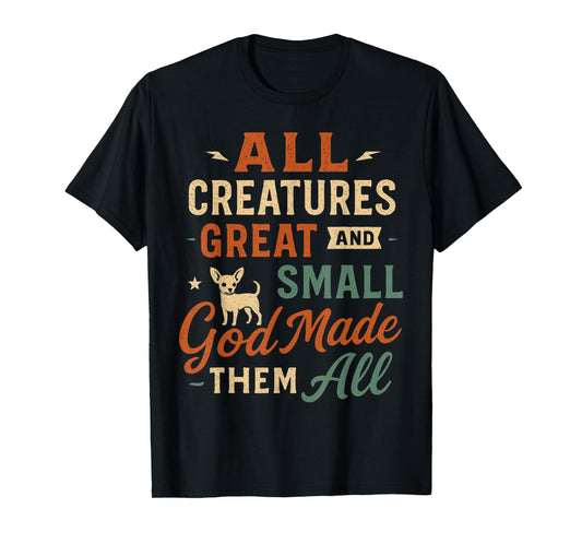All Creatures Great and Small - Vintage Christian Animal T-Shirt