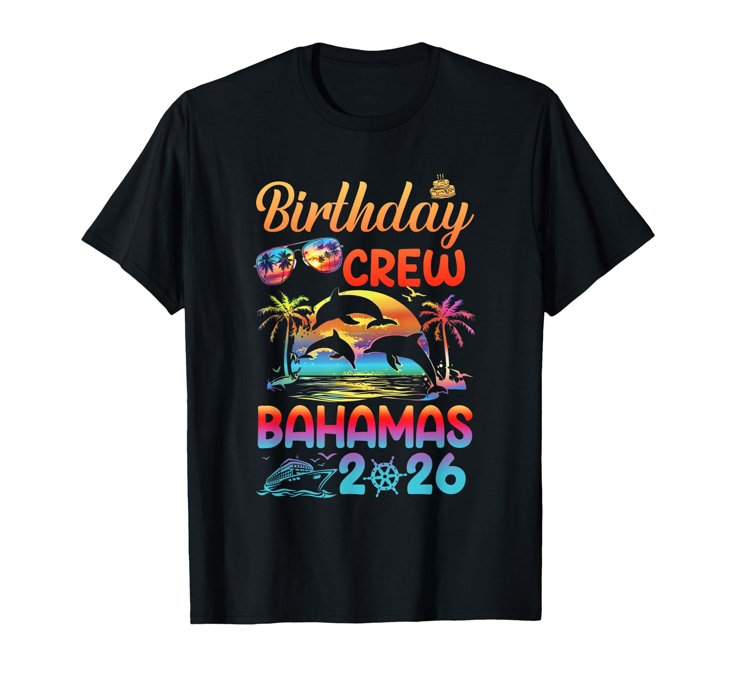Bahamas Birthday Trip Vacation 2026 Matching Group T-Shirt
