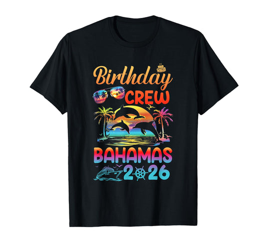 Bahamas Birthday Trip Vacation 2026 Matching Group T-Shirt