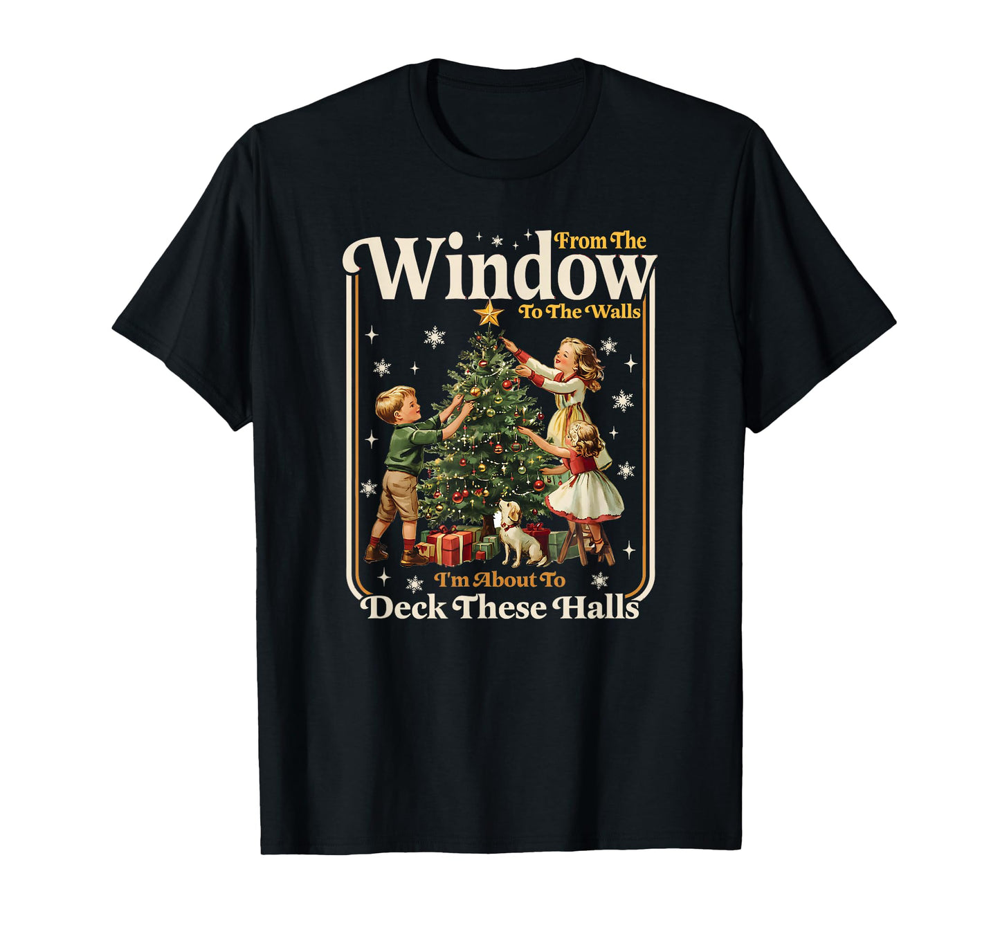 from Windows to Walls Holiday Party Funny Adult Humor T-Shirt