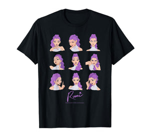 Kpop Demon Hunters Halloween Rumi Expressions Display T-Shirt