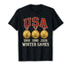 Ice Hockey 2026 Sticks US Flag Patriotic Player Men Boys Kid T-Shirt