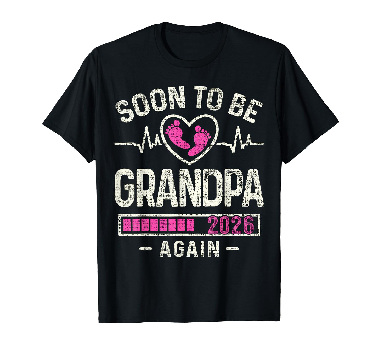Soon to Be Grandpa Again 2026 Expecting Baby Grandfather T-Shirt