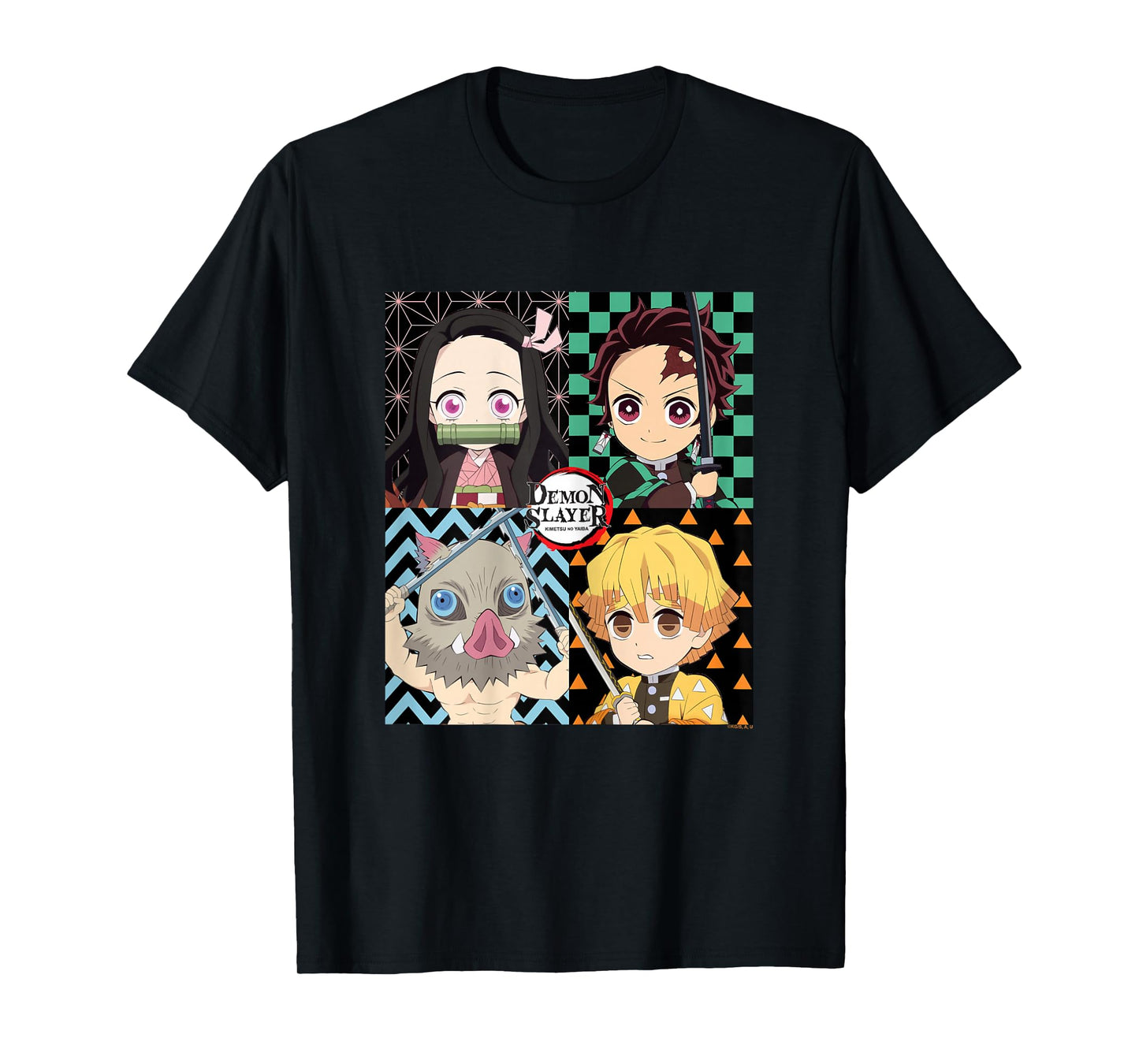 Demon Slayer: Kimetsu no Yaiba Tanjiro Inosuke Zenitsu Cute T-Shirt