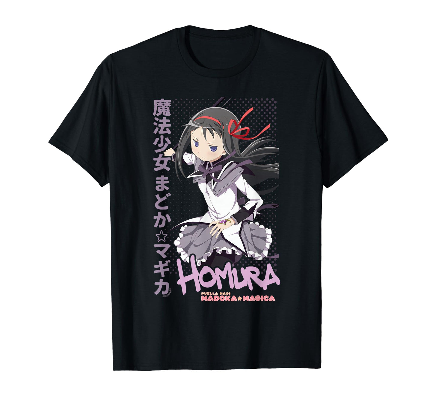 Puella Magi Madoka Magica Homura Akemi Anime T-Shirt