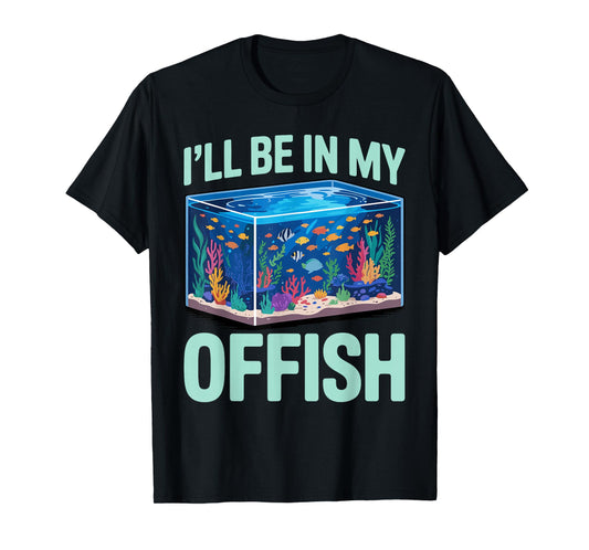 Aquarium Art for Men Women Fish Keeper Coral Fish Tank Lover T-Shirt