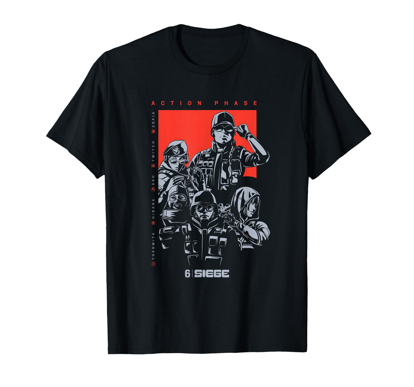 Rainbow 6 Siege Action Officially Licensed T-Shirt
