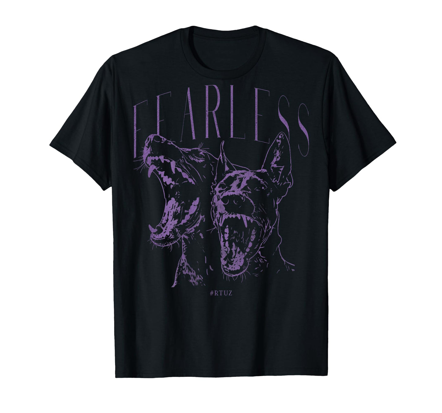 Back Print Streetwear Fashion Vintage Women Men Dog Doberman T-Shirt