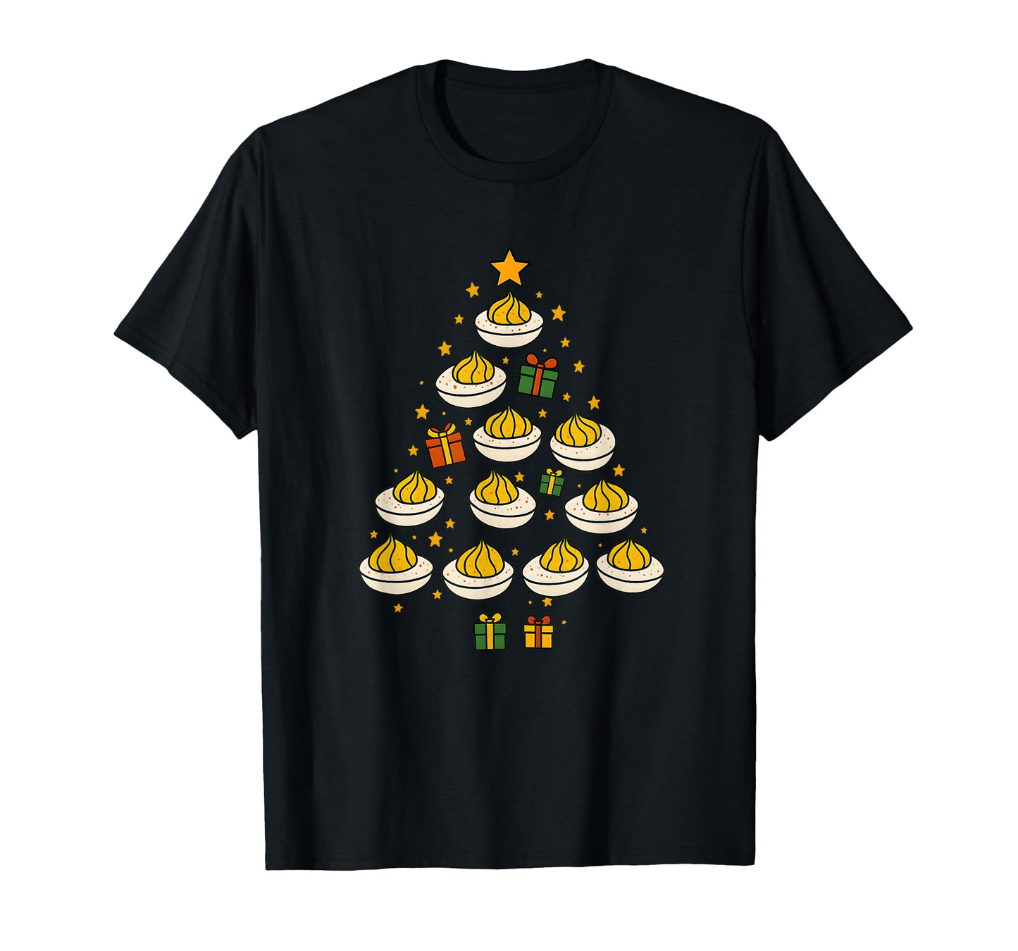You Know Why I'm Here | Funny Deviled Christmas Eggs Tree T-Shirt