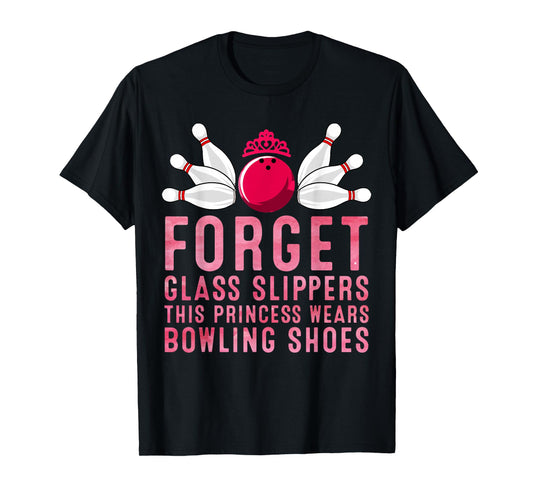 Best Bowling Art for Women Girls Bowling Team Bowler Bowling T-Shirt