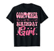 Godfather of The Birthday Girl Family Pink Coquette Bow T-Shirt