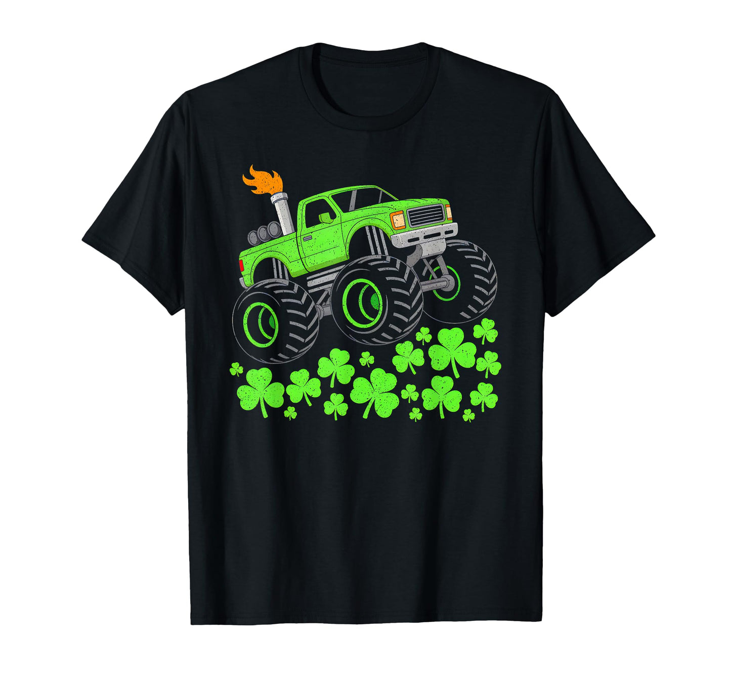 St Patricks Day Monster Truck Saint Paddys Boys Kids Toddler T-Shirt