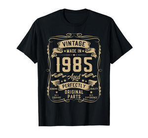 Vintage 1985 41yr 41st Birthday Gifts for Men 41 Years Old T-Shirt