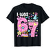 I was 6 Now I'm 7 Pink Polka Dot Seven Birthday Girl Party T-Shirt