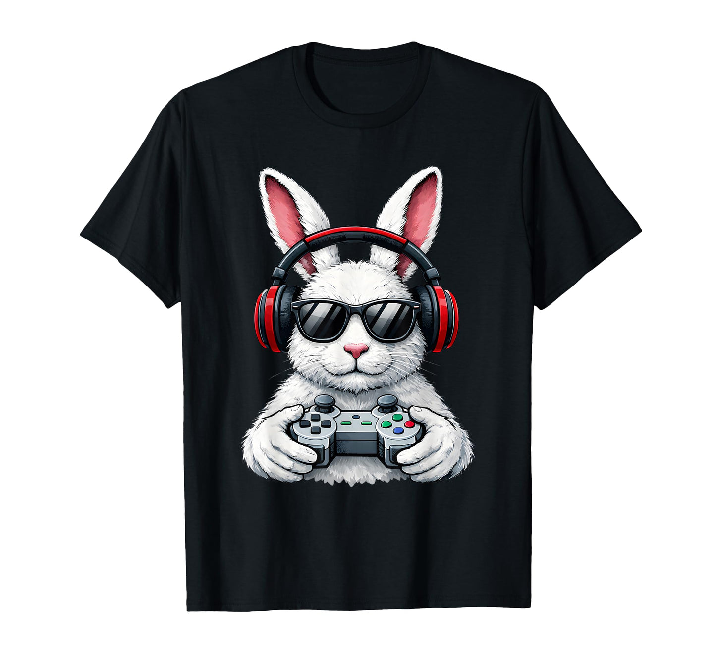 Funny Gaming Game Rabbit Easter Men Boy Toddler Kid T-Shirt