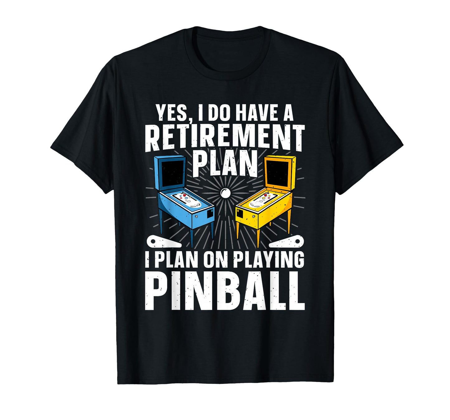 Funny Pinball Art for Men Women Arcade Pinball Machine Lover T-Shirt