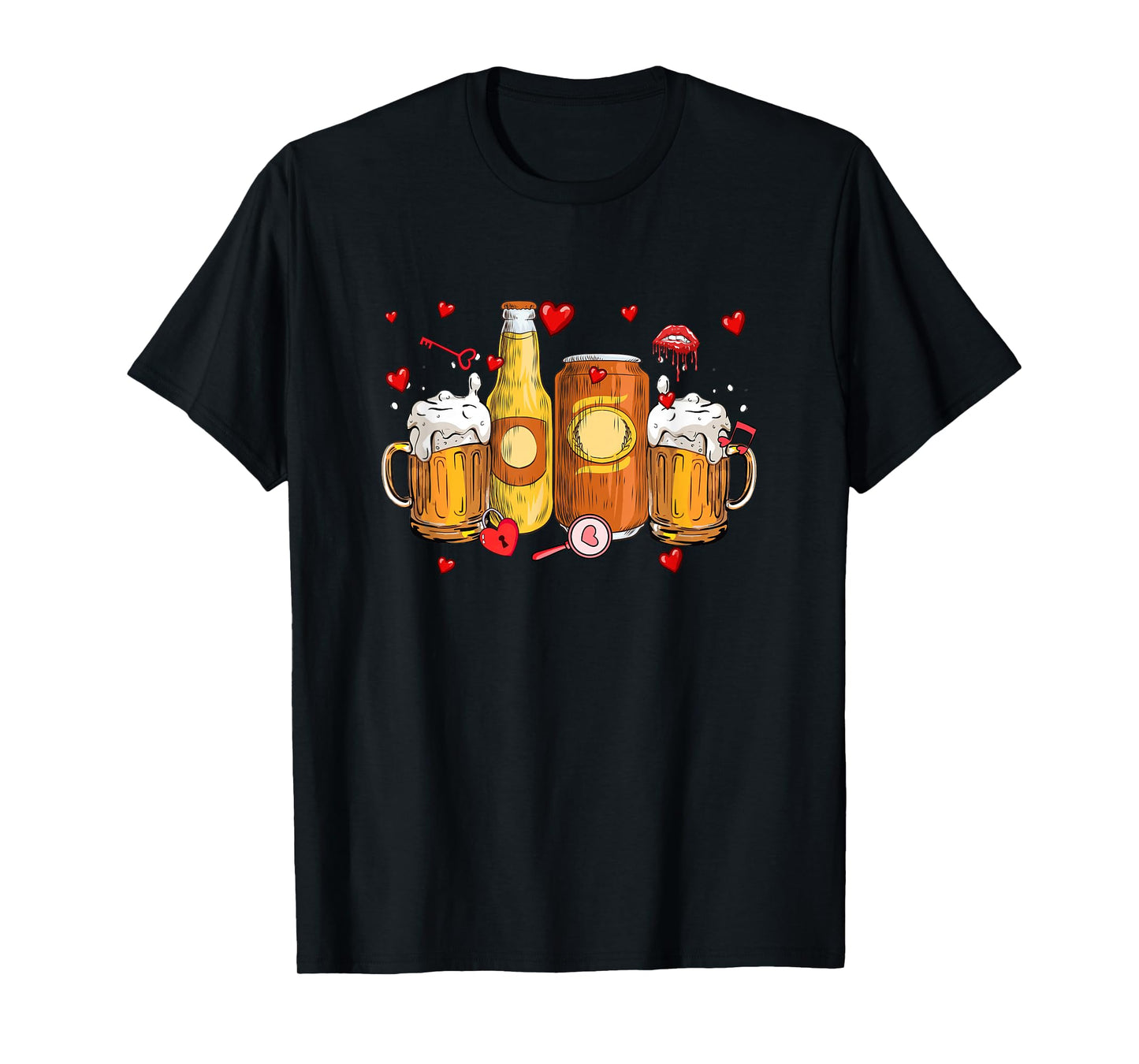 Beer Collection Valentine's Day Matching Drinker Family T-Shirt