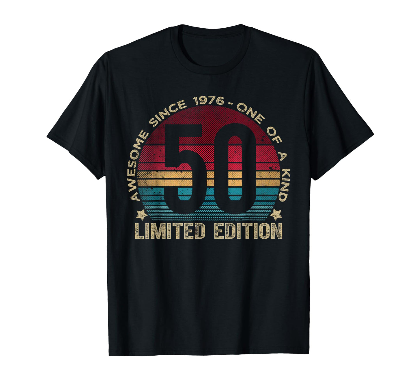 50 Year Old Gifts Vintage 1976 Limited Edition 50th Birthday T-Shirt