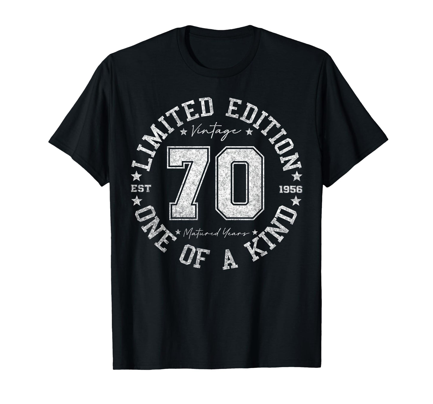 70 Year Old Gifts Vintage 1956 Limited Edition 70th Birthday T-Shirt