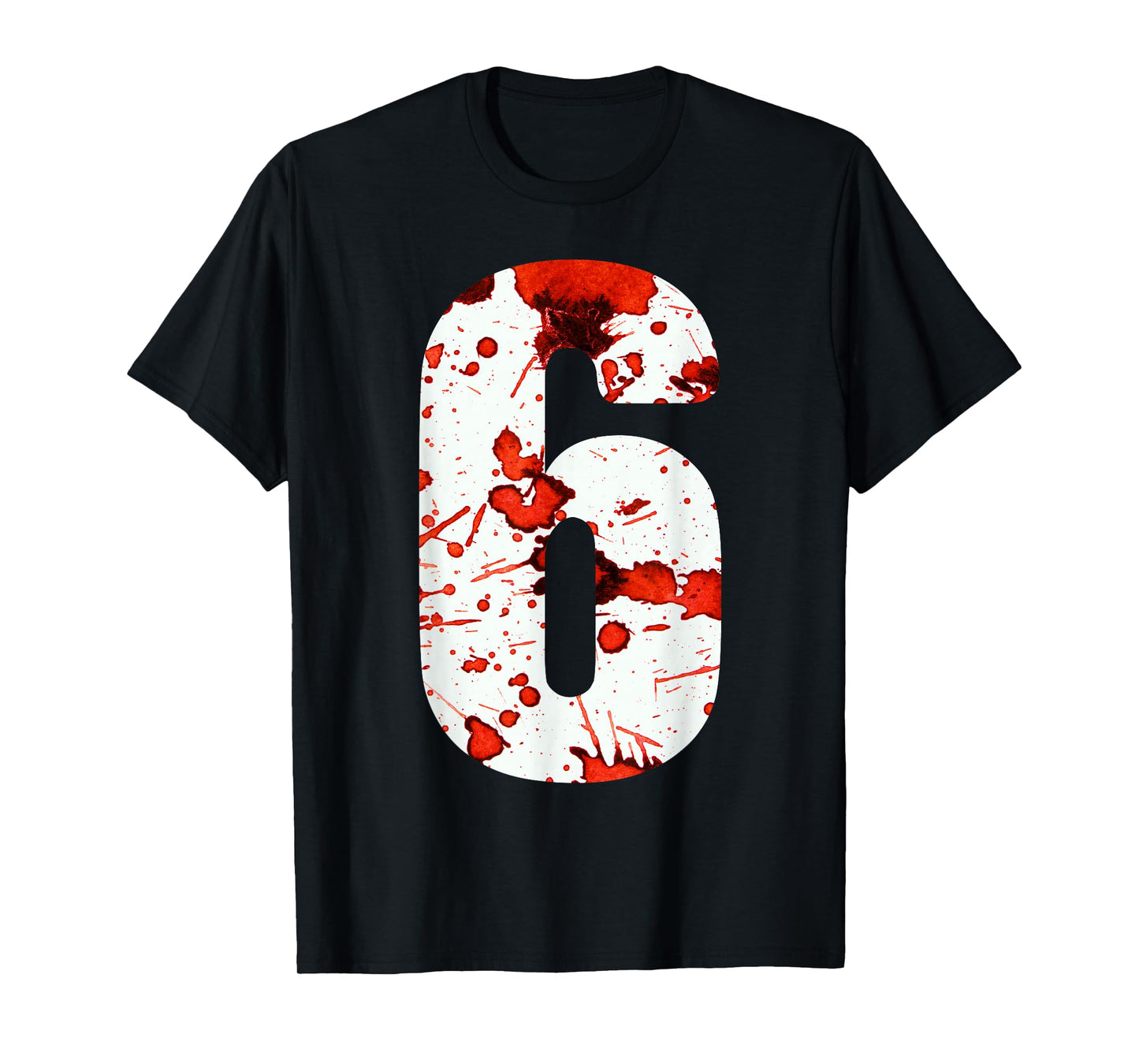 Fun Six Seven 6 7 Meme Design Couples Halloween Horror Blood T-Shirt