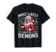 Santa Girl Most Likely to Hunt Demons Christmas T-Shirt