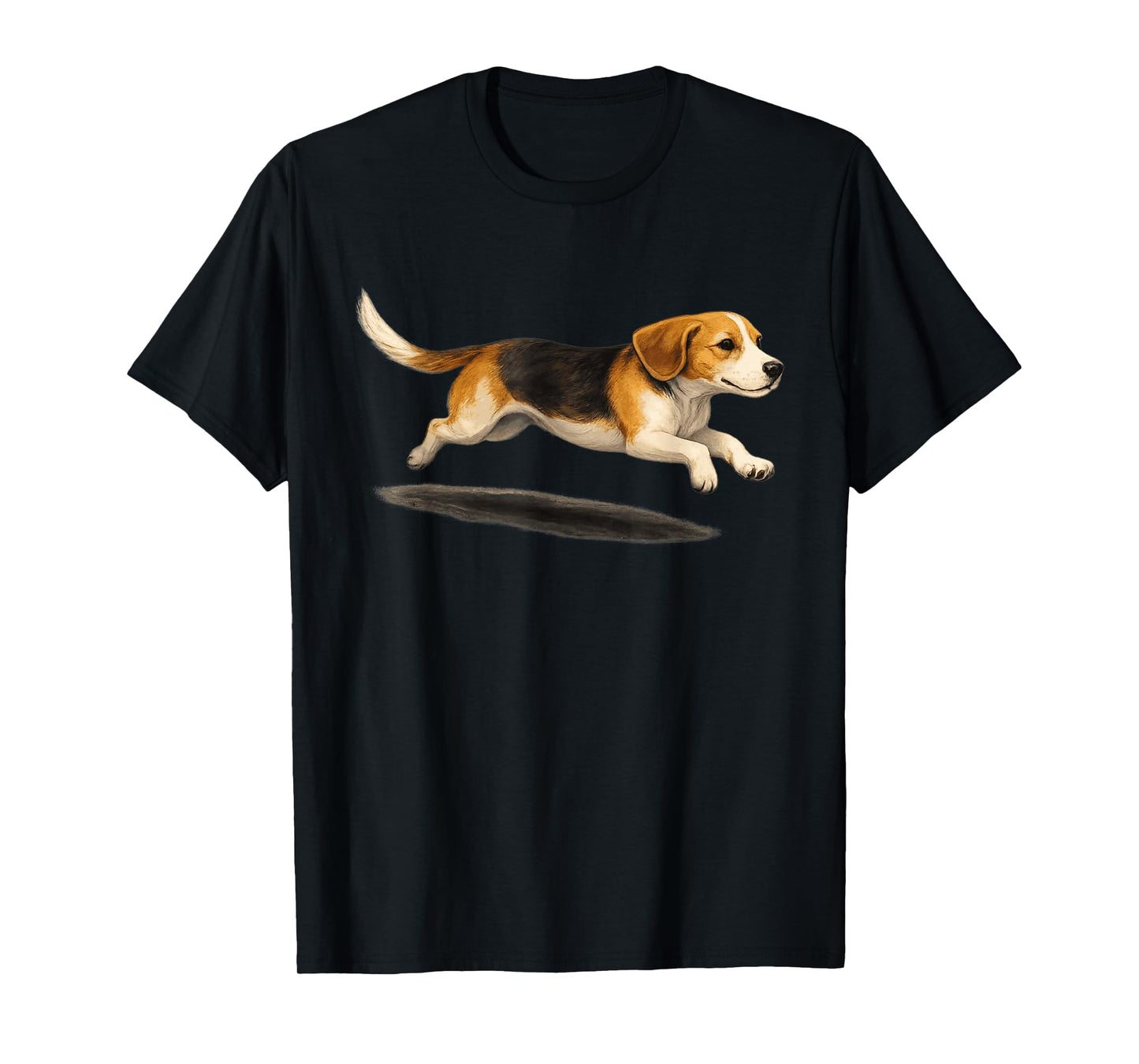 Funny Cute Running Beagle T-Shirt